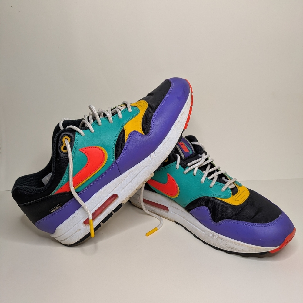 Nike Air Max 1 SE Windbreaker 2019 Size 10 AO1021-023 Multicolor Running Shoes